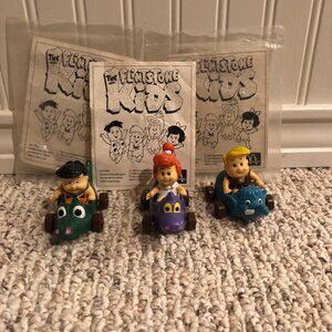 The Flinstone Kids McDonalds Toys (Wilma, Fred, Barney)